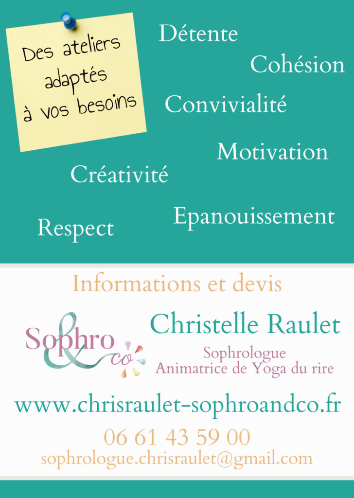 Sophrologie et activites bien etre en entreprise